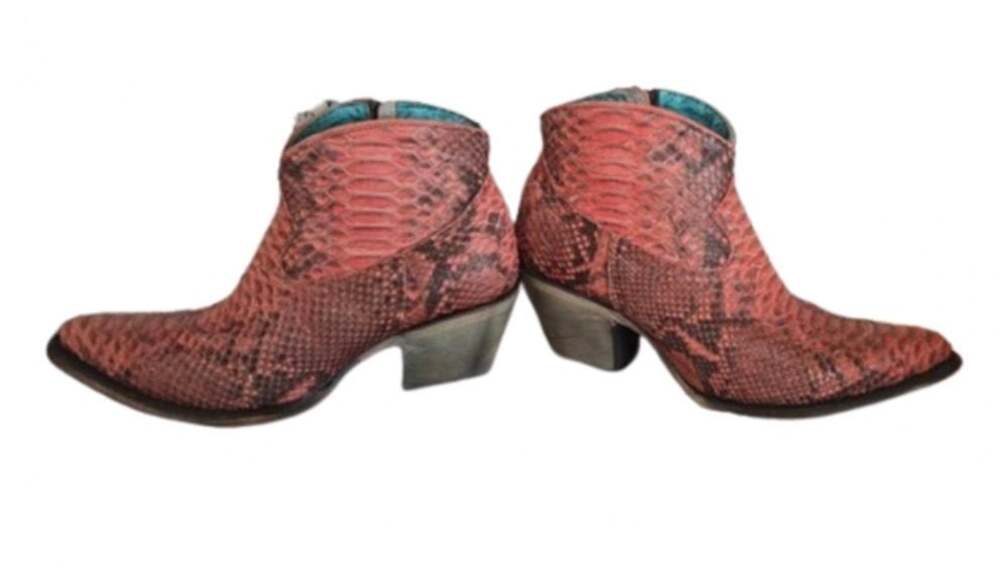 Corral Women's Coral Python Snakeskin Western Fashion Booties